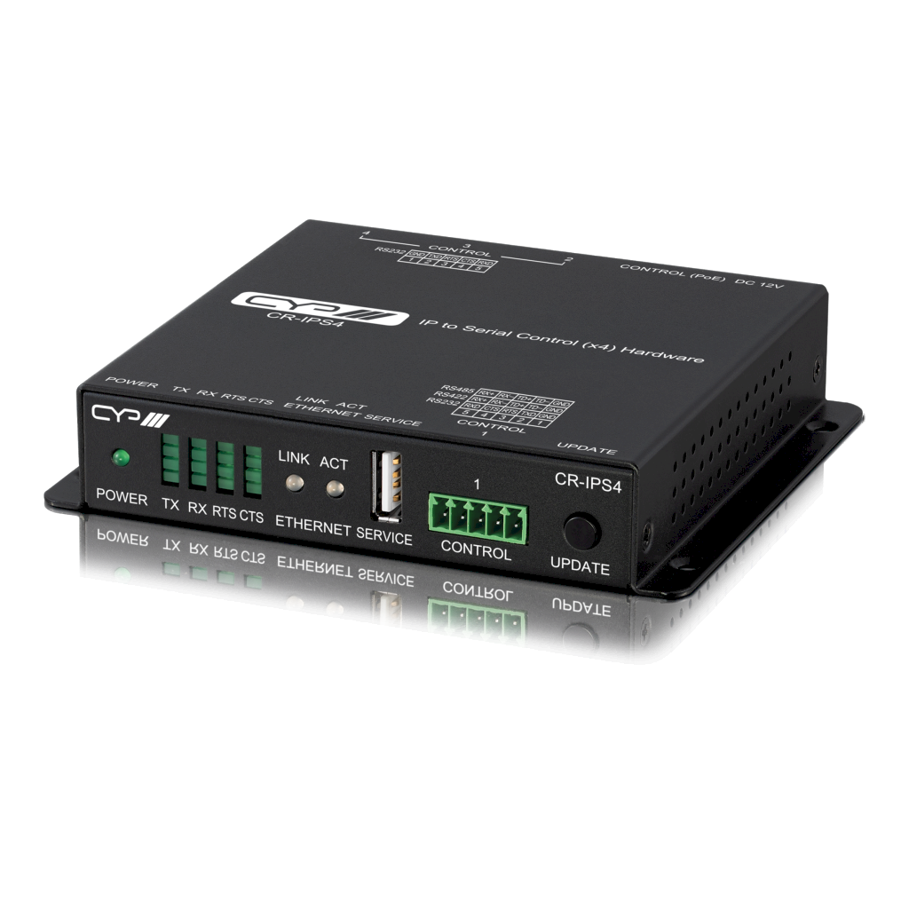 CR-IPS4 - Controller da IP a seriale 4 porte I/O