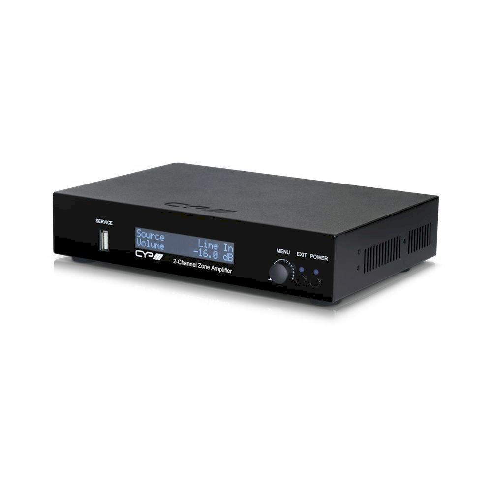Integrated 2 Channel Zone Amplifier (audio only)