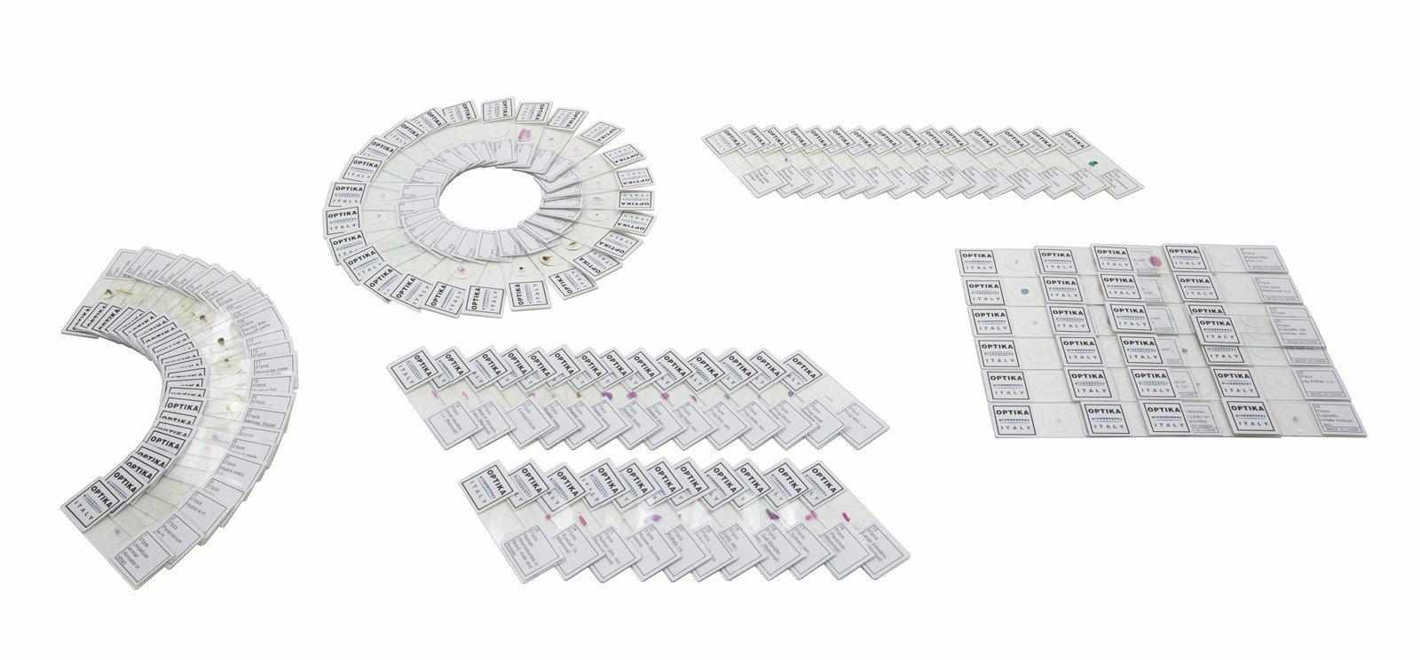 Insieme di 5 kit di vetrini