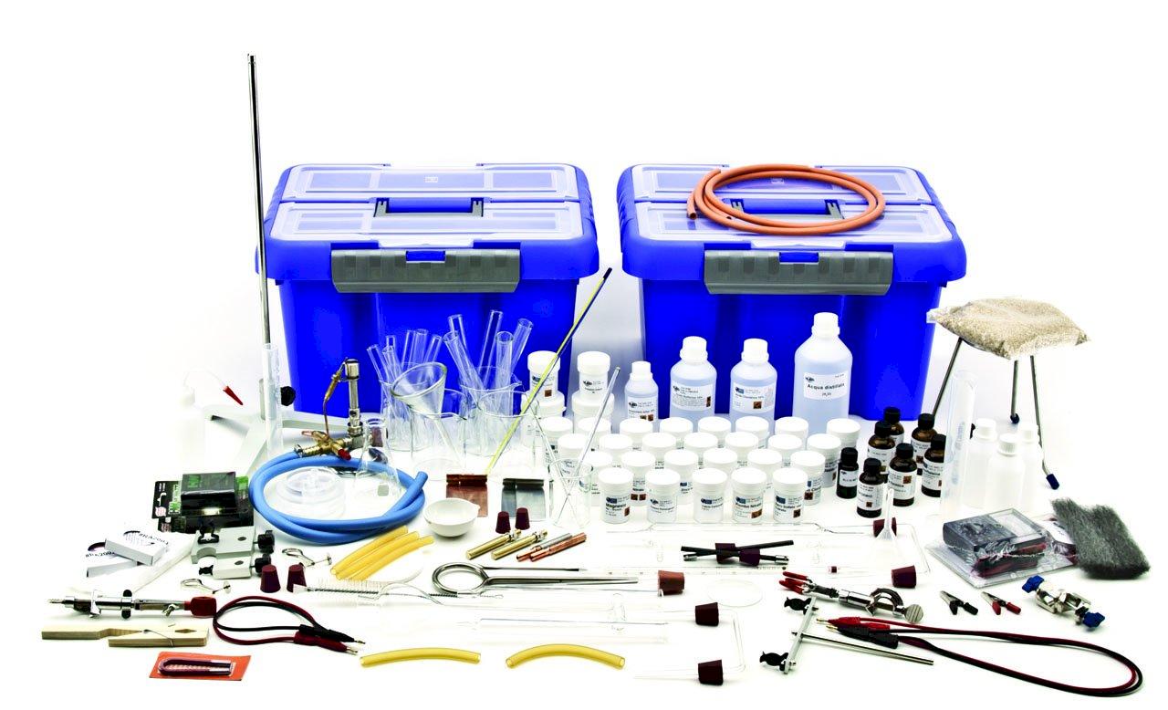 Kit di 4 set per lo studio della chimica