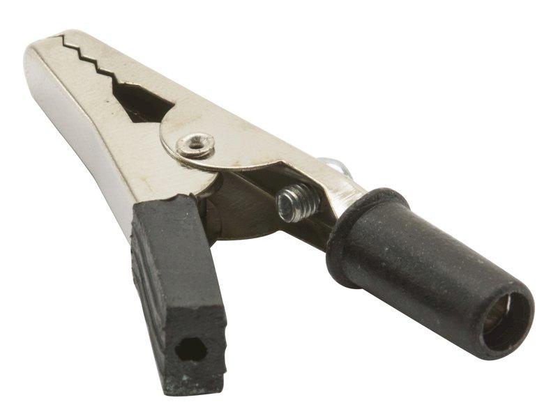 Pinza bocca di coccodrillo nera