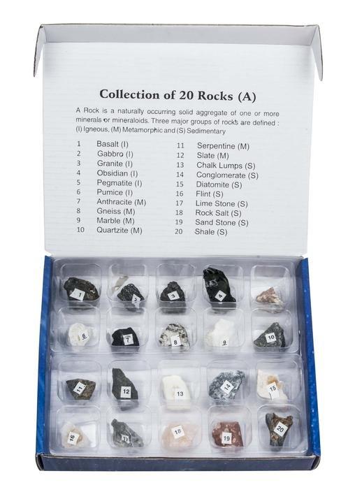 Raccolta di 20 rocce