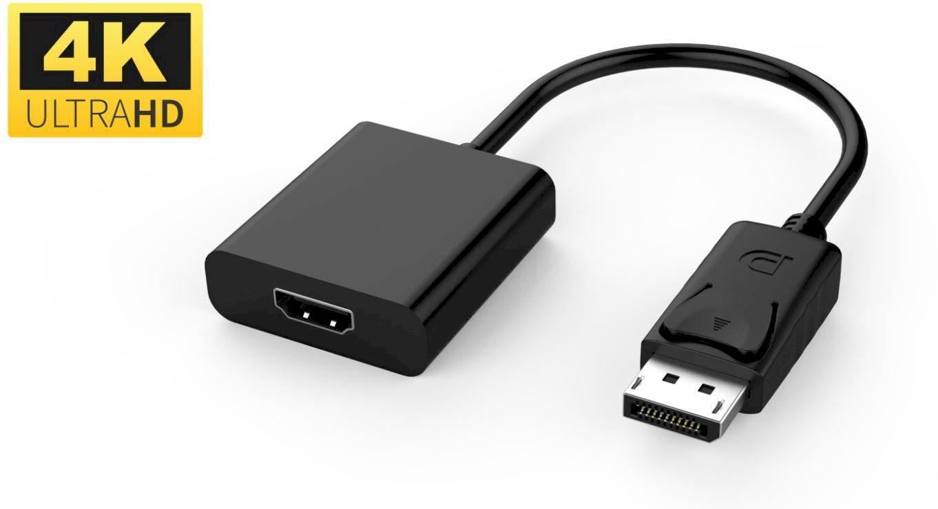 DisplayPort - HDMI M-F Nero