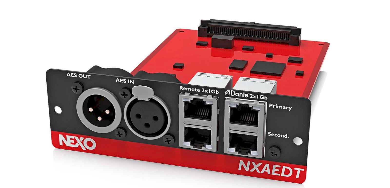 DANTE e AES extension board per NXAMPMK2