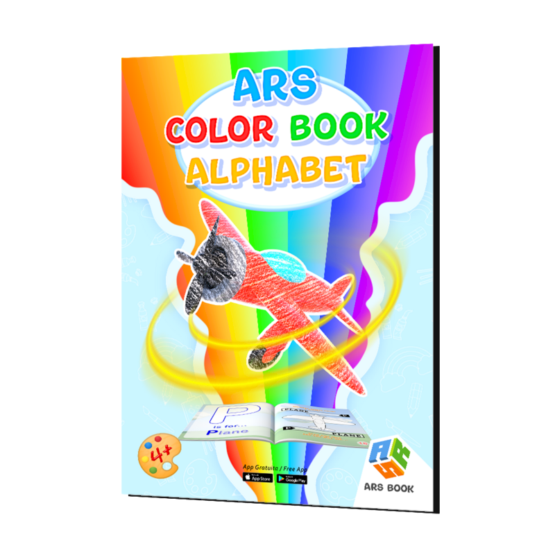 Libro AR da Colorare Alfabeto Inglese - kit classe