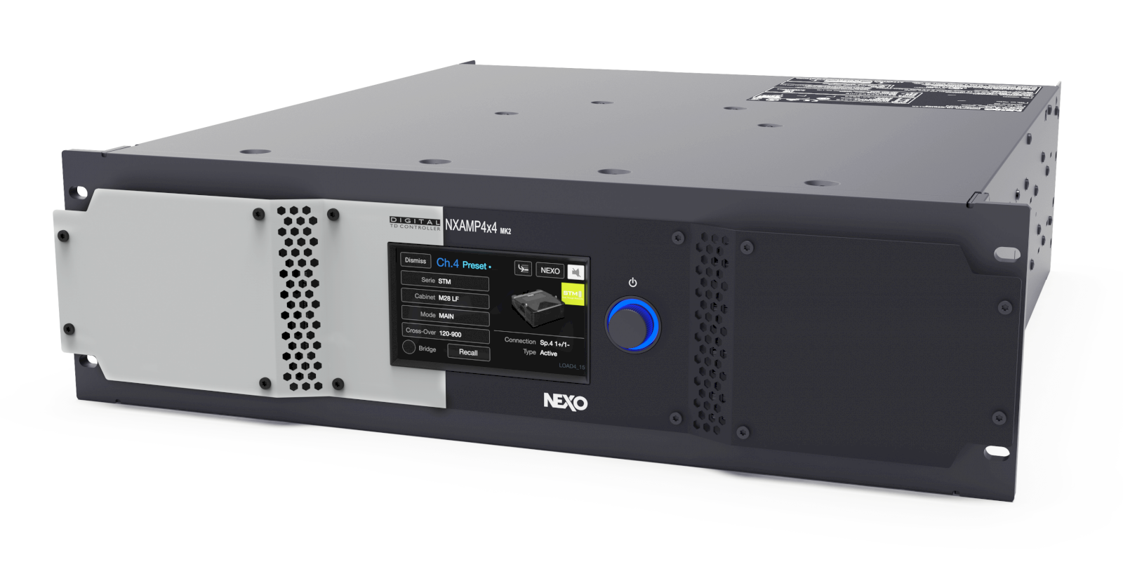 NXAMP - Amplificatore a controllo digitale 4x4500W