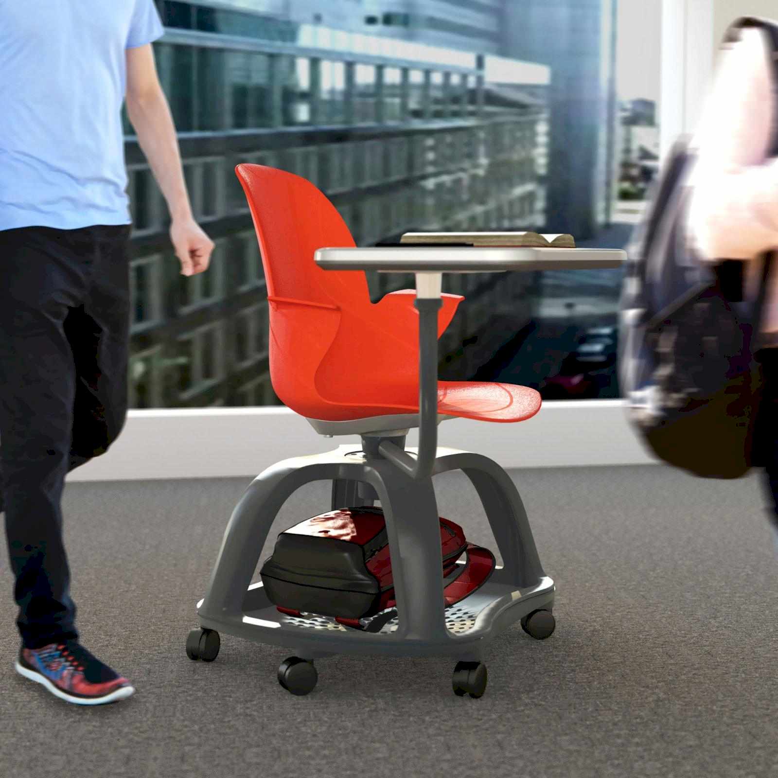 Linx X - Mobile chair with cup holder - Lava